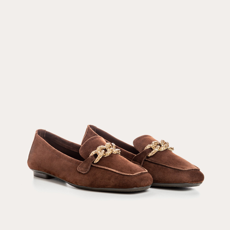 Loafers Holding in suede - Allure Preppy