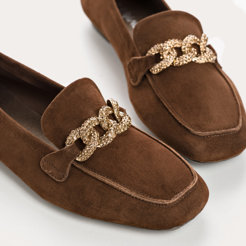 Loafers Holding in suede - Allure Preppy