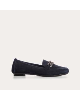 Mocassins Holding en cuir velours - Allure Preppy | Reqins