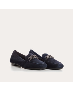 Mocassins Holding en cuir velours - Allure Preppy | Reqins