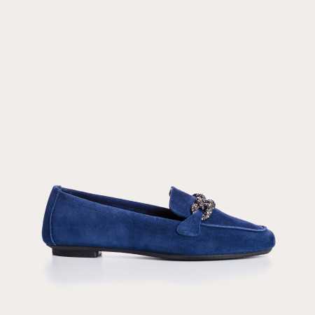 MOCASSINS HOLDING CUIR VELOURS