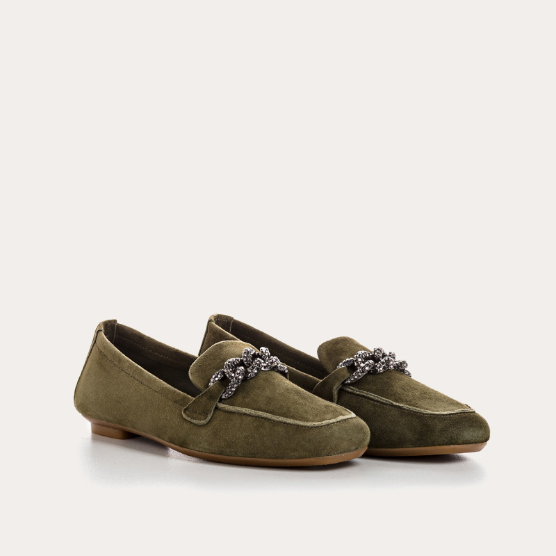 Loafers Holding in suede - Allure Preppy