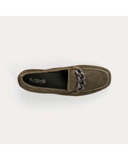 Loafers Holding in suede - Allure Preppy