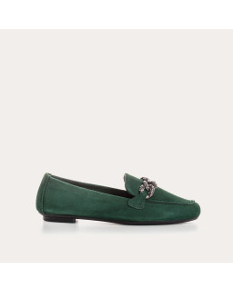 Mocassins Holding en cuir velours - Allure Preppy | Reqins
