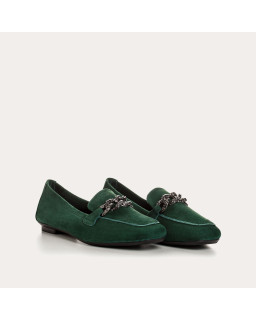 Mocassins Holding en cuir velours - Allure Preppy | Reqins