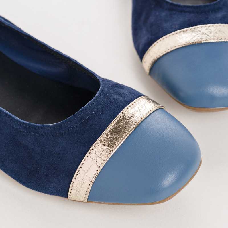 bottines femme bleu marine