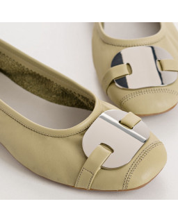 Ballerines Hermes en cuir - Élégance & Style | Reqins