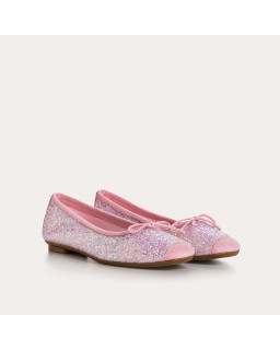 Harmony ballerinas with glitter and square tip