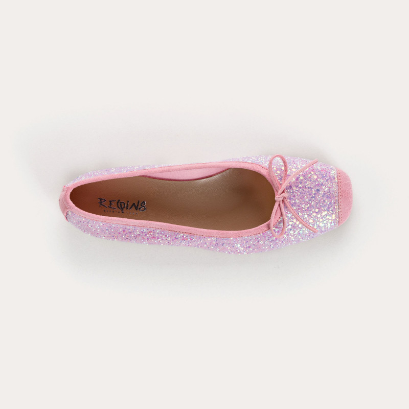 Harmony ballerinas with glitter and square tip