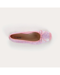 Harmony ballerinas with glitter and square tip
