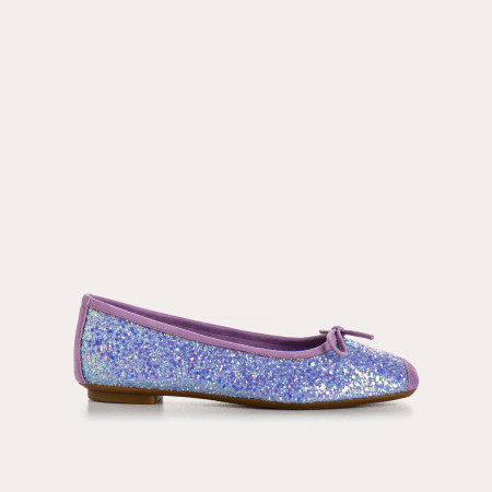 Harmony ballerinas with glitter and square tip