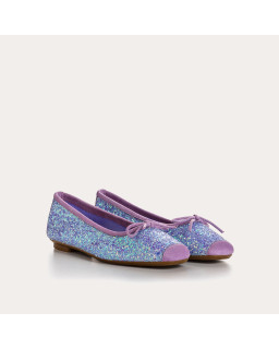 Harmony ballerinas with glitter and square tip