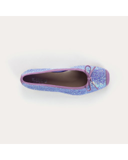 Harmony ballerinas with glitter and square tip