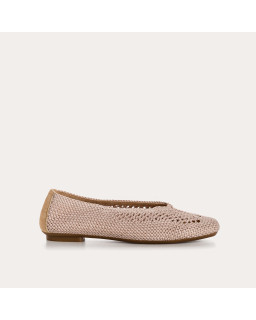 Hanaba Openwork Crochet Ballerinas | Reqins