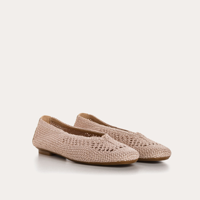 Hanaba Openwork Crochet Ballerinas | Reqins