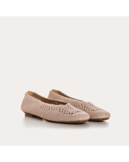Hanaba Openwork Crochet Ballerinas | Reqins
