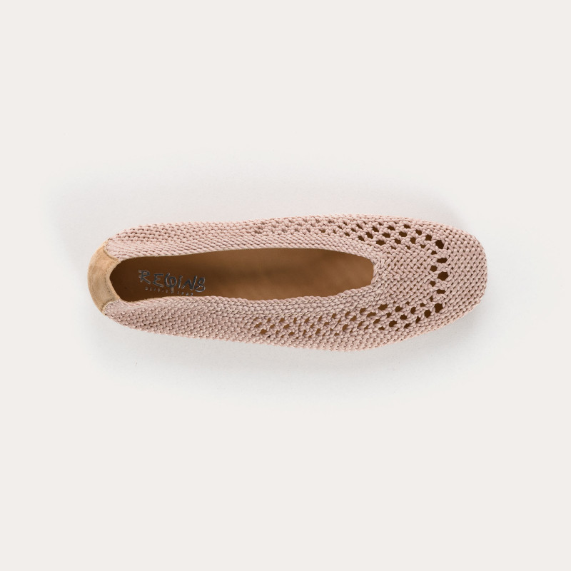 Hanaba braided crochet ballerinas