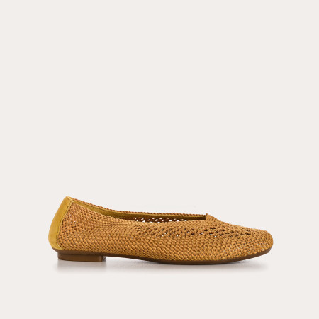 Hanaba Openwork Crochet Ballerinas | Reqins