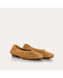 Hanaba Openwork Crochet Ballerinas | Reqins