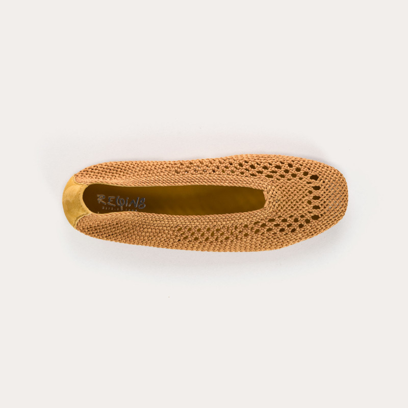 Hanaba Openwork Crochet Ballerinas | Reqins