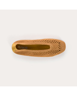 Hanaba Openwork Crochet Ballerinas | Reqins