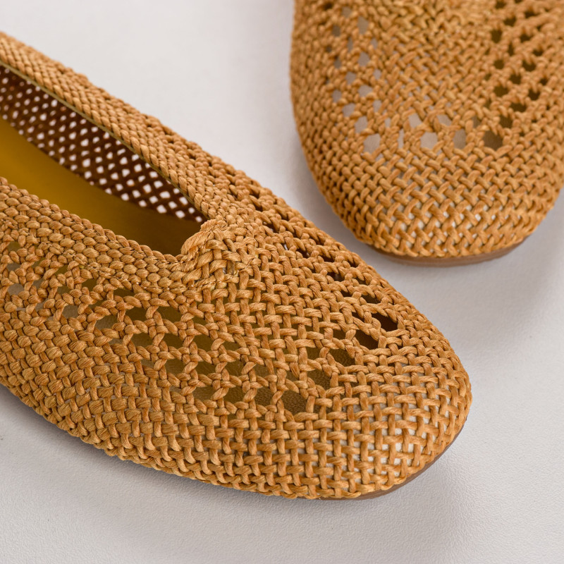 Hanaba Openwork Crochet Ballerinas | Reqins