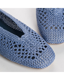 Hanaba braided crochet ballerinas