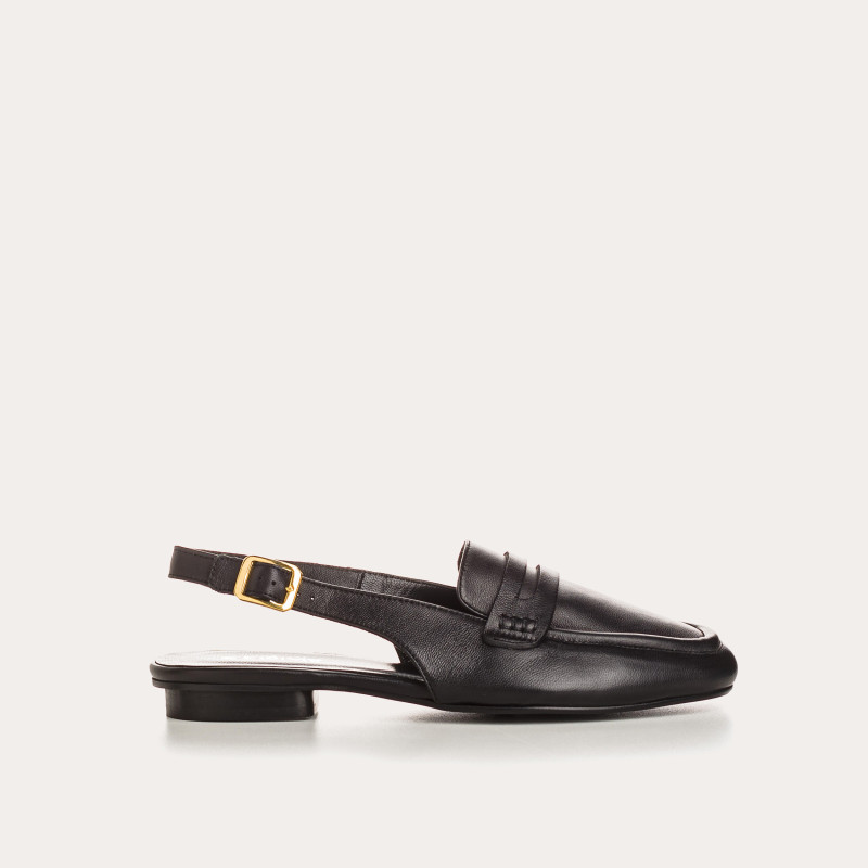 Carlita flange moccasins - Women's leather shoes | Reqins