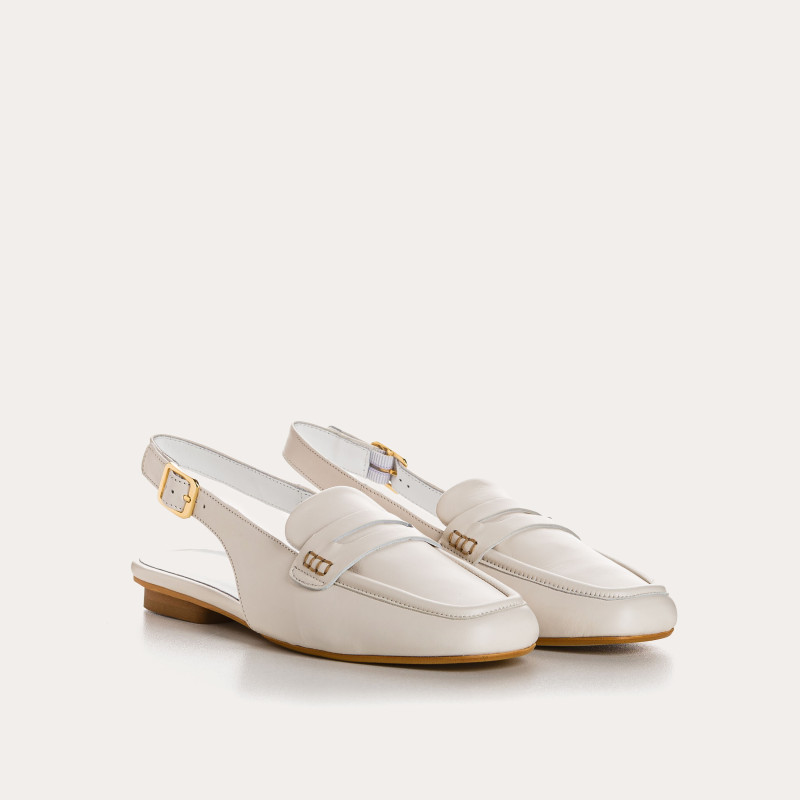 Mocassins à brides CARLITA - chaussures cuir femme | REQINS