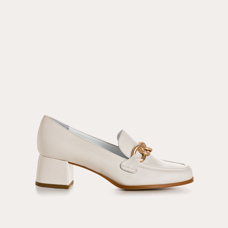 Live Loafing Moccasins - Women's Leather Heels | Reqins