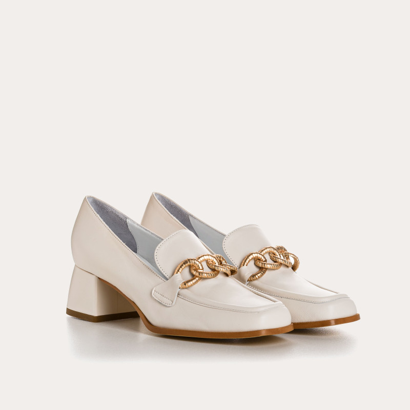 Live Loafing Moccasins - Women's Leather Heels | Reqins