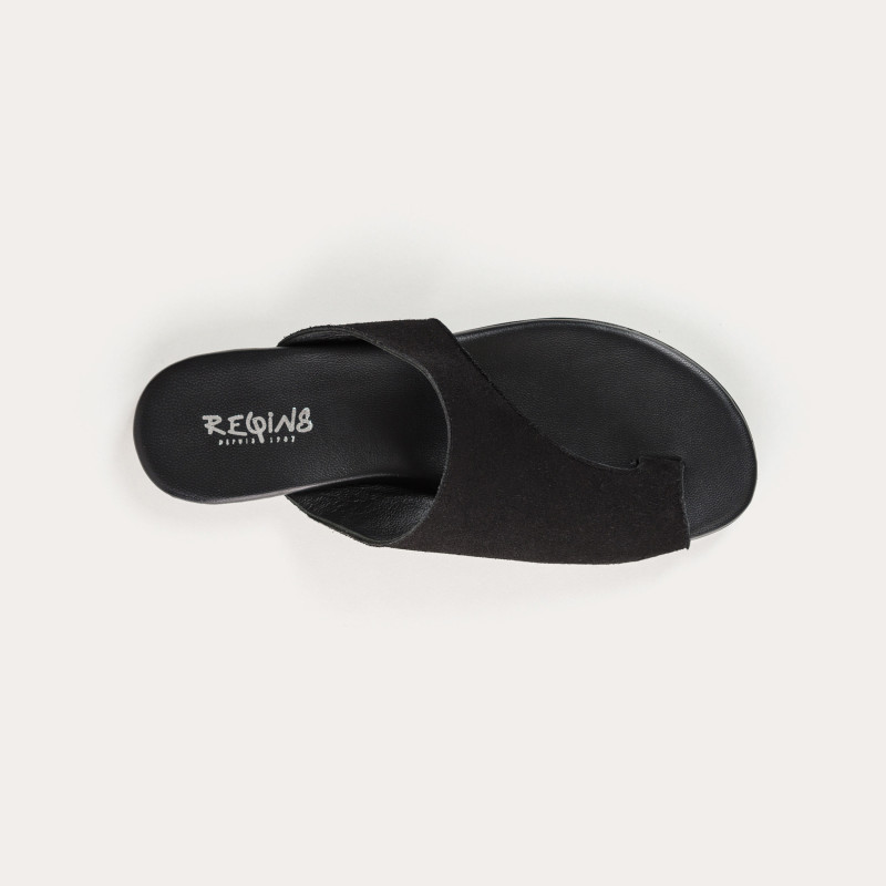Bao Sandals - Women's Velvet Leather Shoes | Reqins