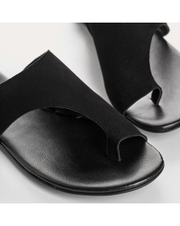 Sandales BAO - chaussures cuir velours femme | REQINS