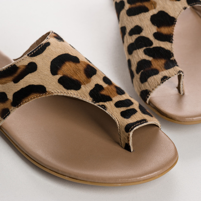 Bao Sandals - Women's Leopard Shoes | Reqins
