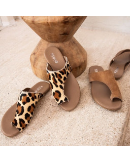 Bao Sandals - Women's Leopard Shoes | Reqins