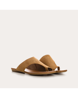 Sandales BAO - chaussures cuir velours femme | REQINS