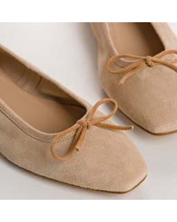 Ballerines TRAVIATA - chaussures femme cuir velours | REQINS