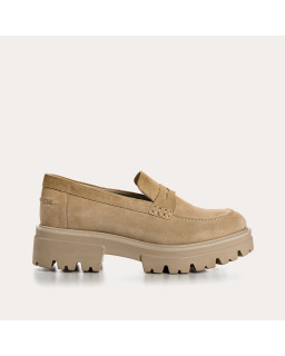 Moccasins Alabama Chunky velvet leather