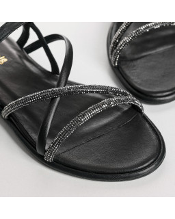 Sandales WINONA - chaussures plates à brides cuir femme | REQINS