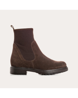 Boots chelsea suede with elastic