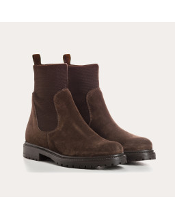Boots chelsea suede with elastic