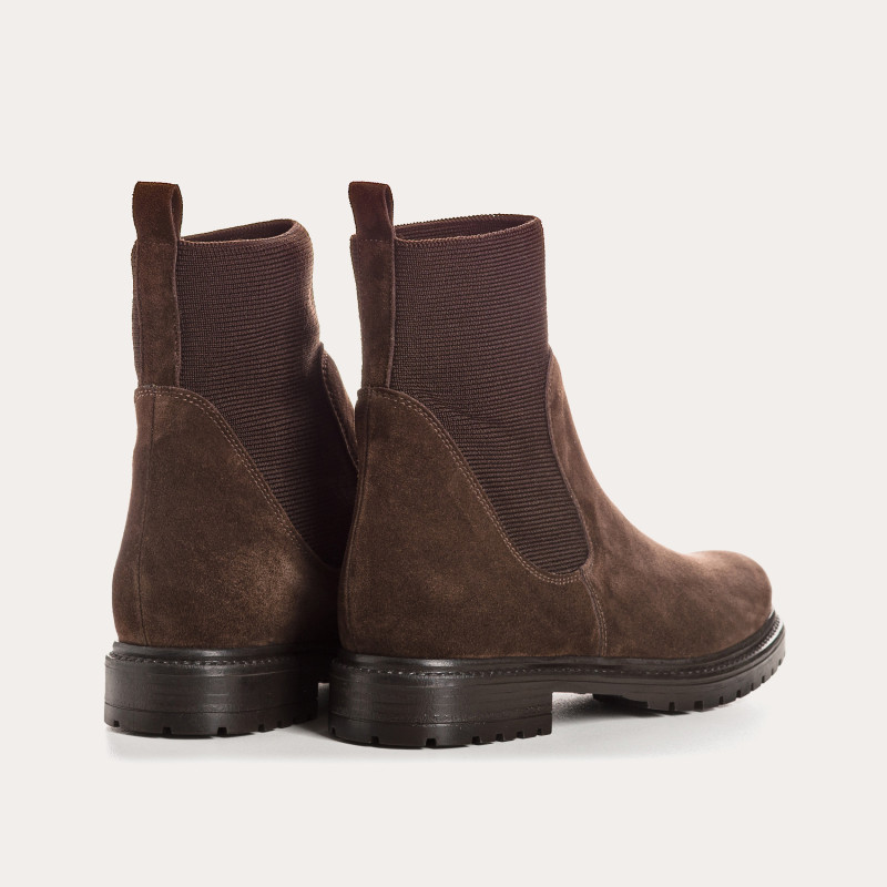 Boots chelsea suede with elastic