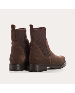 Boots chelsea suede with elastic