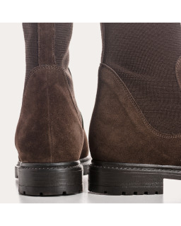 Boots chelsea suede with elastic