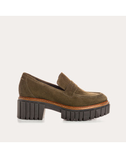Belina Chunky Moccasins in suede