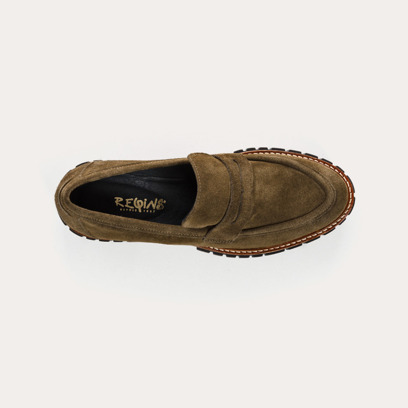 Belina Chunky Moccasins in suede