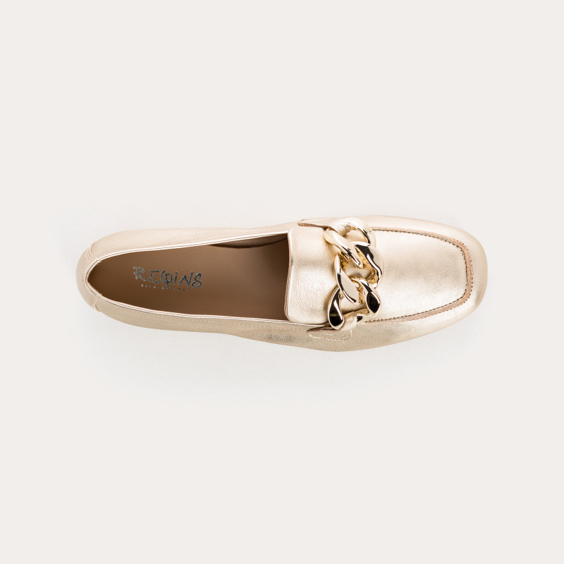 Mocassins Femme Cuir Métallisé  - HARTEGA  | Reqins