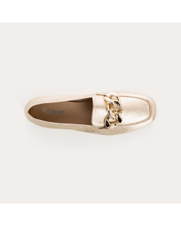 Mocassins Femme Cuir Métallisé  - HARTEGA  | Reqins