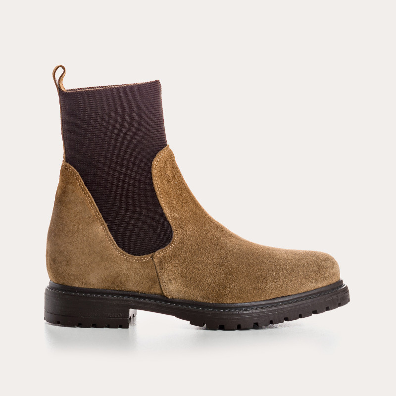 Boots chelsea suede with elastic