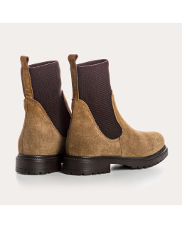 Boots chelsea suede with elastic